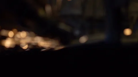 Sawing the iron sparks Stock Footage 91610462