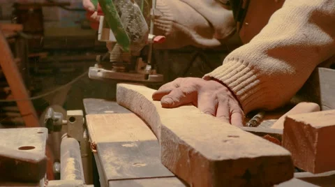 Sawing Machine Stock Footage 58687220