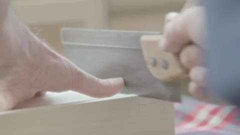 Sawing notch 스톡 동영상 163419376