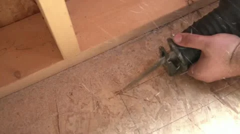 Sawing Through Floor - New Construction Vidéo 12613174