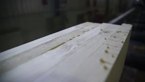 Sawmill 3 Clips Pack. Cutting wood at a wood factory. Close up clips of sawing Stock Footage 78008413