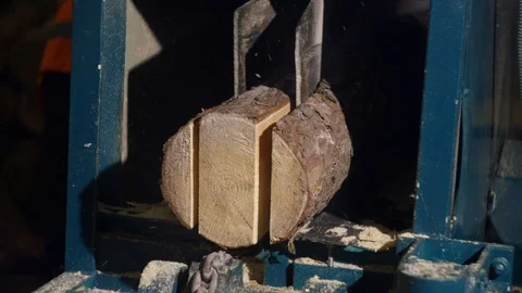 Sawmill 3 Clips Pack. Cutting wood at a wood factory. Close up clips of sawing 스톡 동영상 90383008