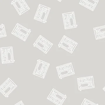 Sawmill machine line seamless pattern イラスト素材