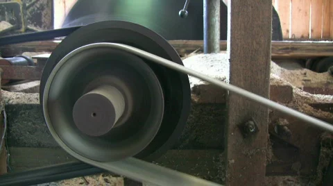 Sawmill machinery Stock Footage 498785