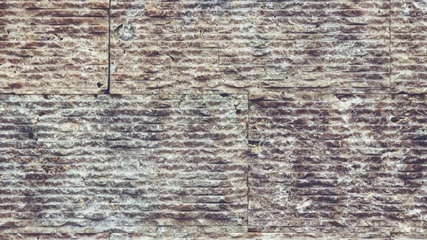 Sawn along tile pattern wall texture seamless loop. Stones rock tile backgr.. Stock Footage 225576752