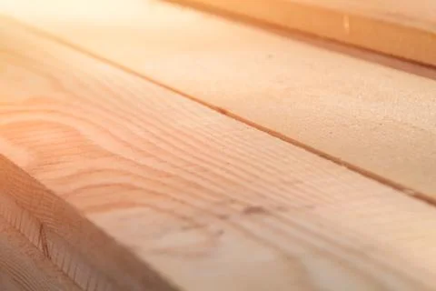 Sawn timber close-up Stock Photos