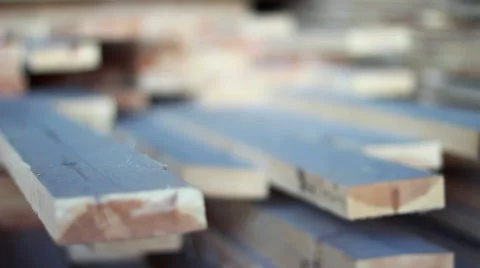 Sawn timber is going to ship Stock Footage 39893231
