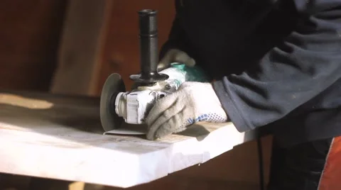Saws circular saw plastic Stock Footage 67320222