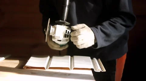 Saws circular saw plastic Stock Footage 67320227