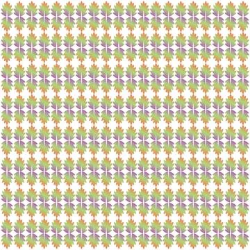 Sawtooth leaf pattern for creative nature branding Stock Illustration