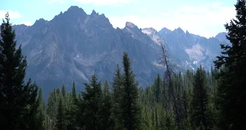Sawtooth Mountains, Idaho Stock Footage 341316565
