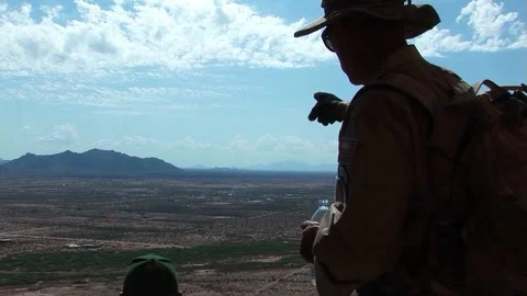 Sawtooth Mtn. Militia Excursion #3 스톡 동영상 190033796