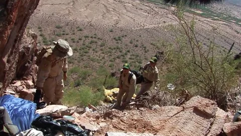Sawtooth Mtn. Militia Excursion #5 Stock Footage 190033876