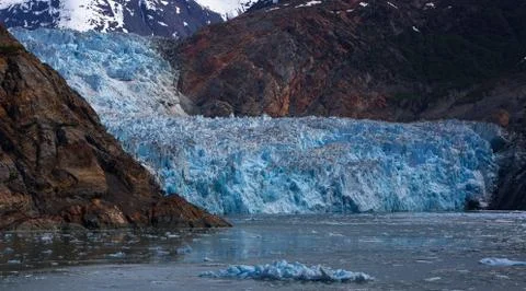 Sawyer glacier Stock Photos