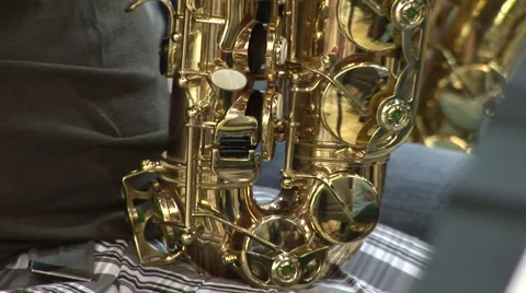 Sax tilt up Stock Footage 6711177