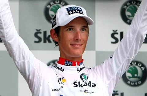 Saxo Bank Rider Andy Schleck of Luxembourg - 23 Jul 2009 Stock Photos