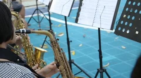 Saxophone Stock Footage 10809807