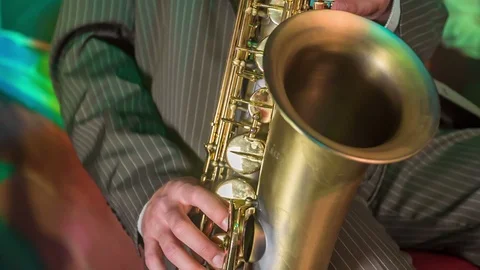 Saxophone Stock Footage 112189797