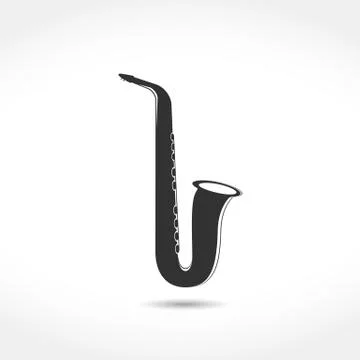 Saxophone Icon Stock Illustration