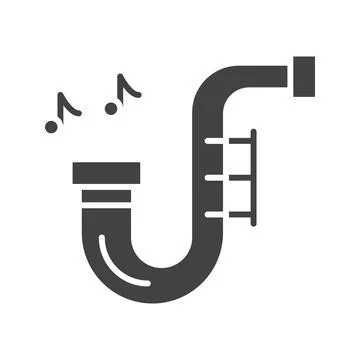 Saxophone Icon Image. Stock Illustration