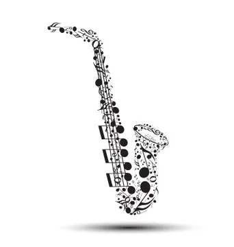 Saxophone Stock Illustration