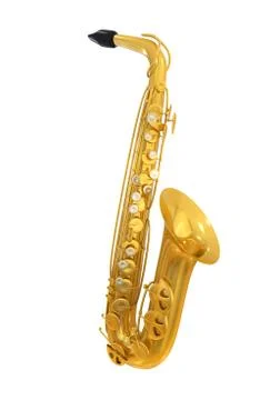 Saxophone Isolated Stock Illustration