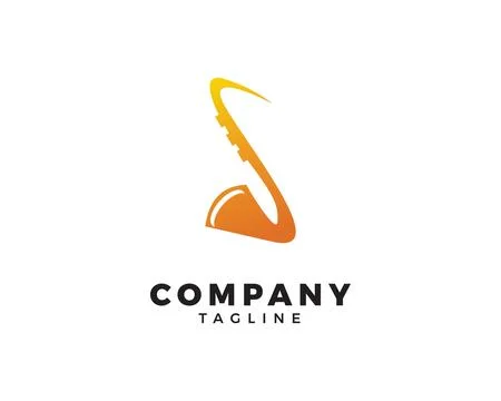 Saxophone Logo Icon Design Template Vector Stock Illustration