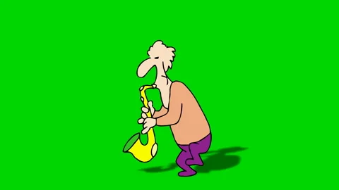 SAXOPHONE PLAYER Stock Footage 146127493