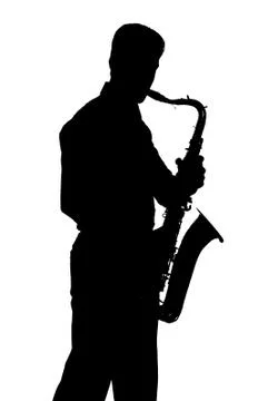 Saxophone player Stock Photos