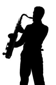 Saxophone player Stock Photos