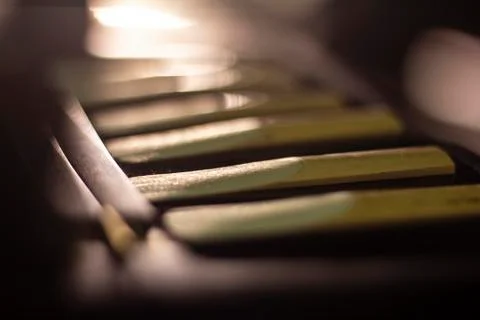 Saxophone reed in the opened case on the table Stock Photos
