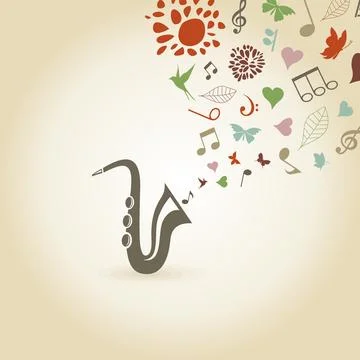 Saxophone2 Stock Photos