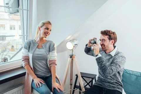 Say cheese! Stock Photos