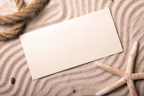 Say hello! Beach and message concept Stock Photos