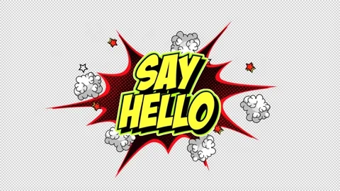 Say hello Stock Footage 204872163