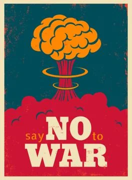 Say no to war Stock Illustration