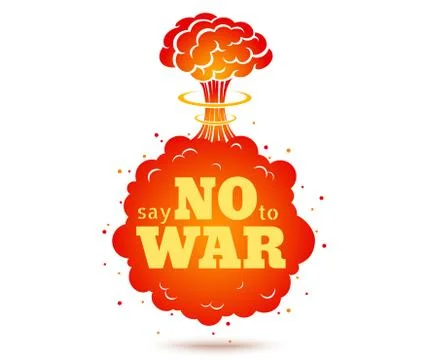 Say no to war Иллюстрация