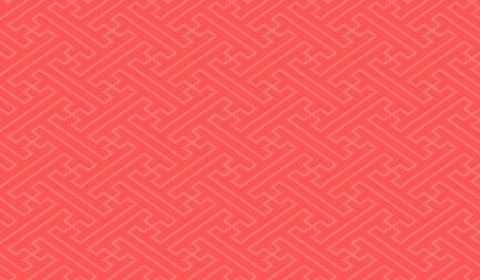 Saya shape seamless pattern background, traditional Japanese pattern, red Stock Illustration