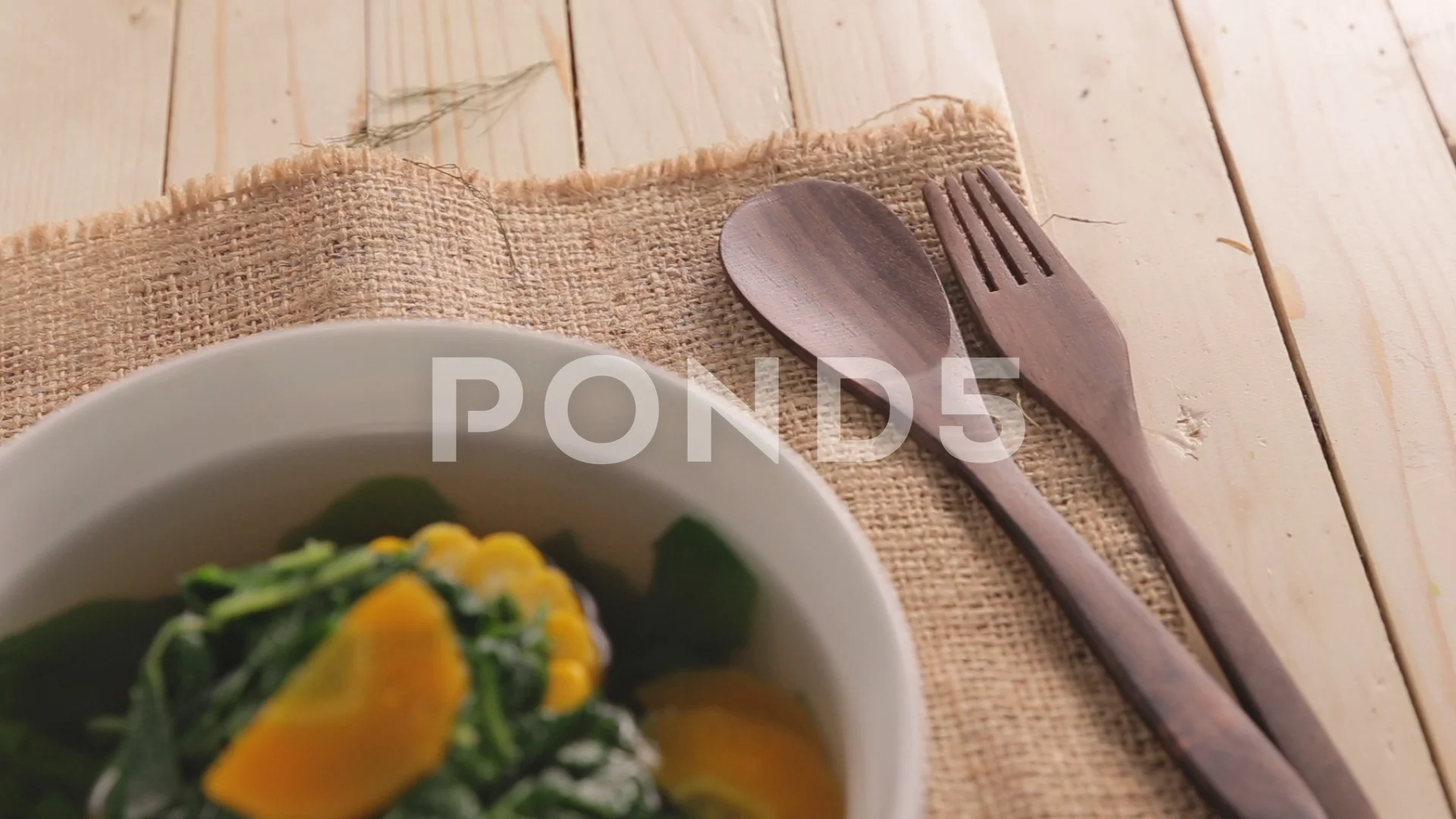 Sayur Bening Bayam Stock Video Pond5