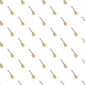 Saz pattern, cartoon style Stock Illustration