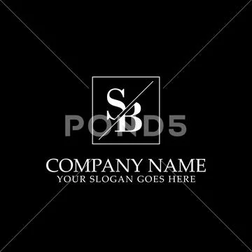 Sb Initial Logo Company Name Colored Stock Vector (Royalty Free) 1066964648  | Shutterstock