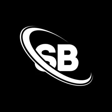 SB logo. S B design. White SB letter. SB/S B letter logo design. Initial le.. Stock Photos