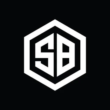 SB-monogram--logo Stock Illustration