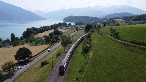 SBB CFF FFS train Video stock 244917494