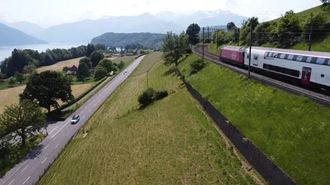 SBB CFF FFS train Video stock 244917499