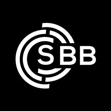 SBB letter logo design. SBB monogram initials letter logo concept. SBB letter Illustrazione stock