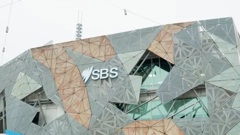 SBS Headquarters at Federation Square Melbourne Stock Footage 323681383