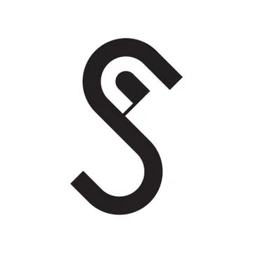 Sc initial letter vector logo icon Stock Illustration