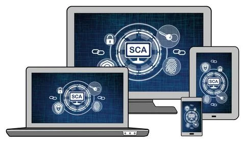 Sca concept on different devices Illustration