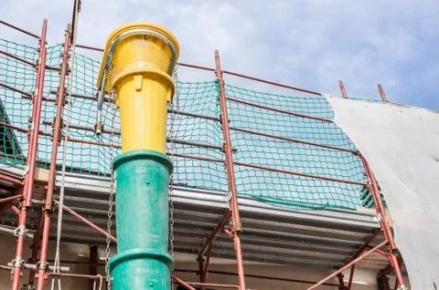 Scaffold building Stock Photos